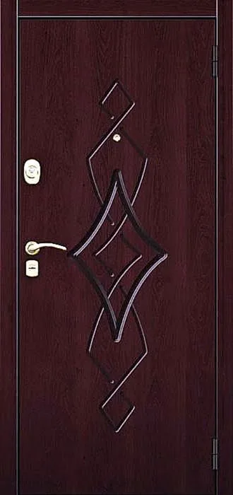 Входная дверь Point-21 (МДФ Шпон / МДФ ПВХ) - внешняя сторона